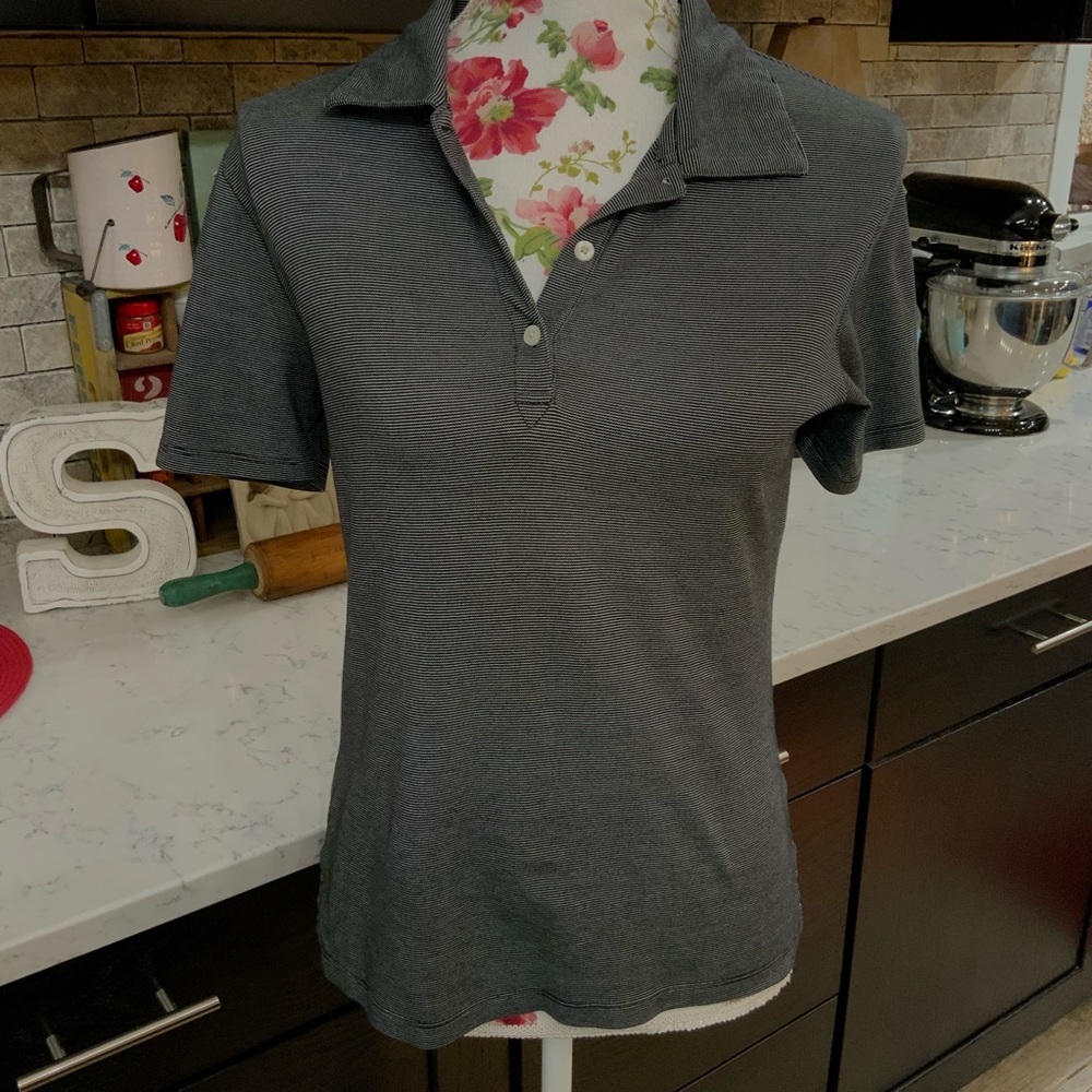 Cutter & Buck Dry Tec Moisture Wicking Polo Shirt Top
Size Small Black & White